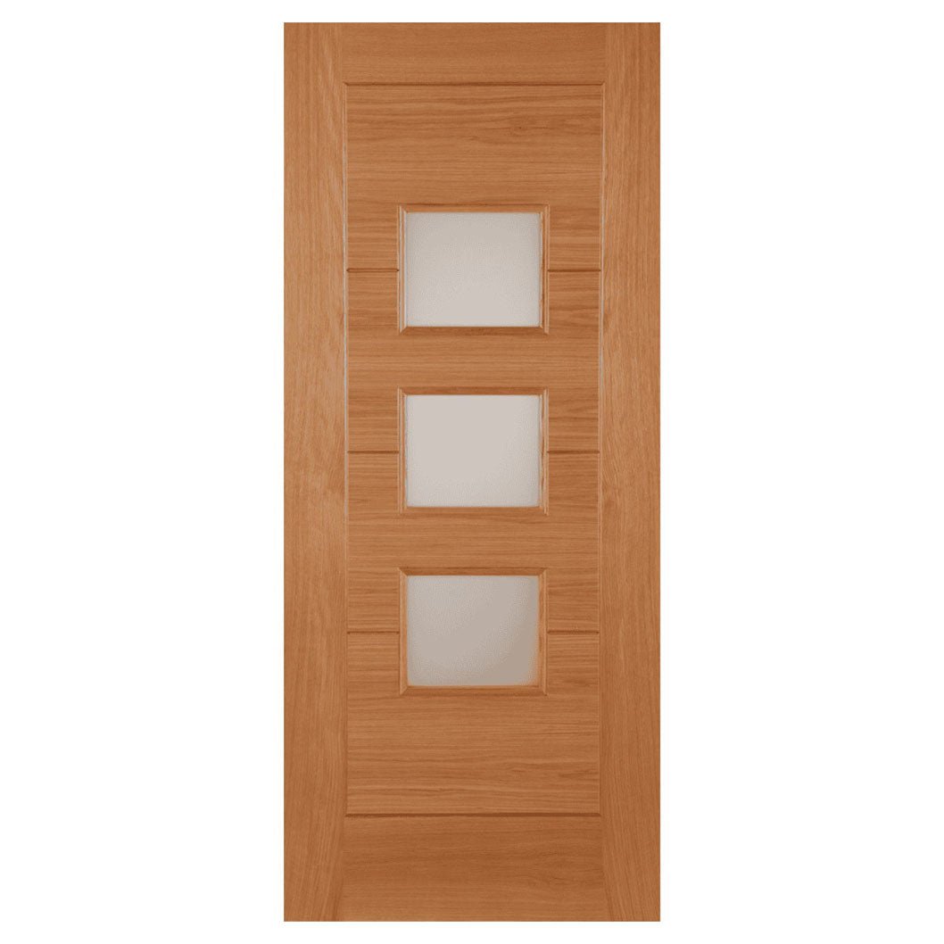 Mendes Oak Monza Acid Glass Door - JJ Building Materials