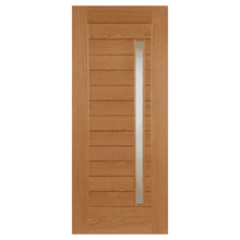 Mendes Oak Oslo Clear Glass Door - JJ Building Materials