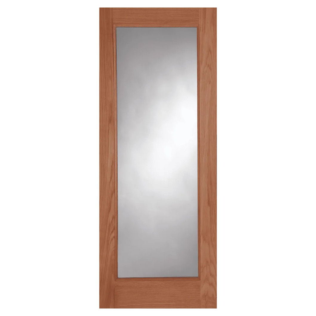 Mendes Oak Pattern 10 Clear Glazed Fd30 Unfinished Door - JJ Building Materials