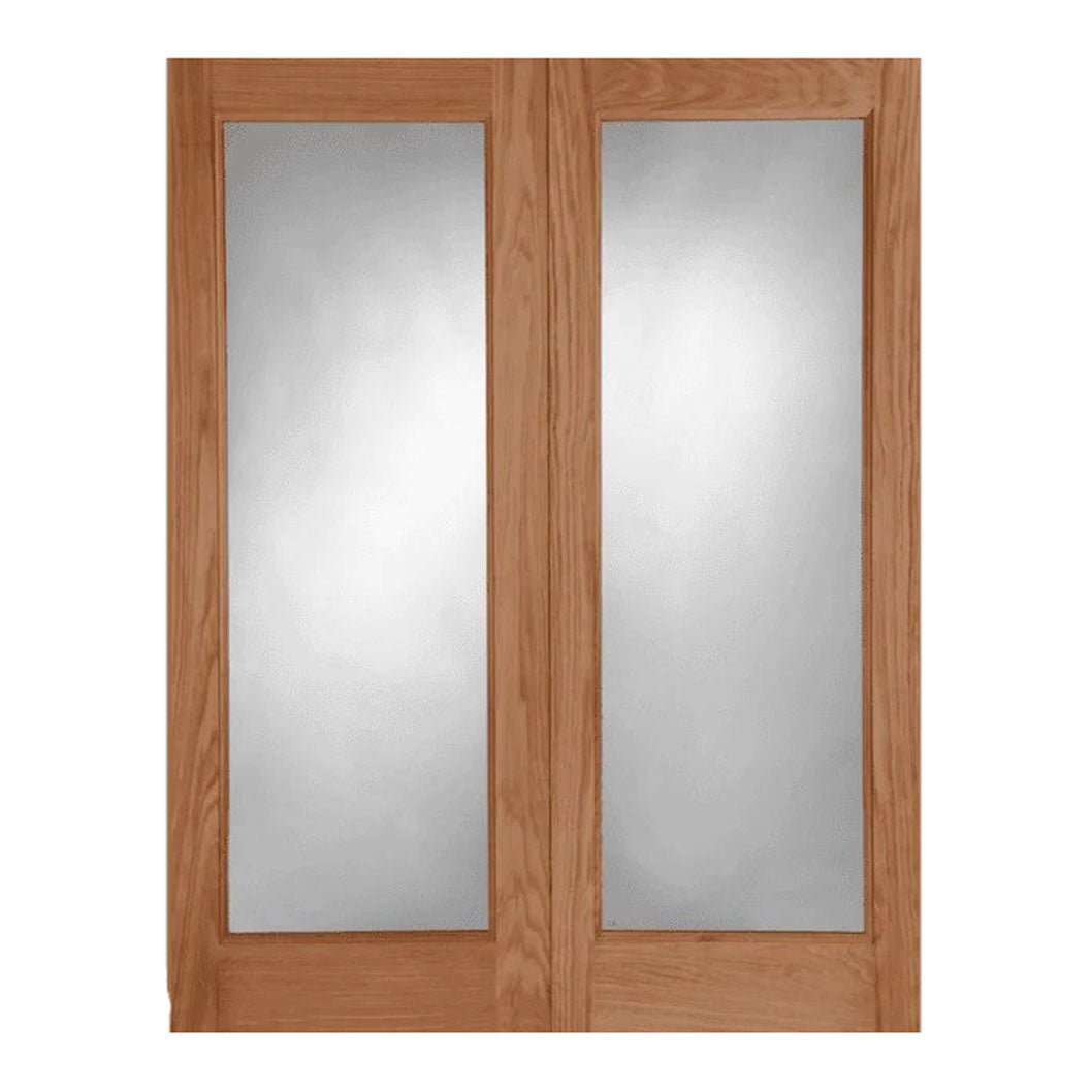 Mendes Oak Pattern 20 Double Glazed Rebated Pair (RHPO) Door - JJ Building Materials