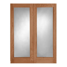 Mendes Oak Pattern 20 Double Glazed Rebated Pair (RHPO) Door - JJ Building Materials