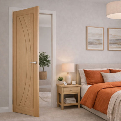 Mendes Oak Sorrento Prefinished Door - JJ Building Materials