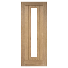 Mendes Oak Tuscany 1 Light Glazed Prefinished Door - JJ Building Materials