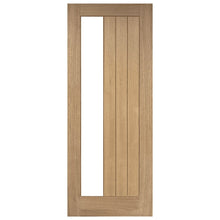 Mendes Oak Tuscany 1 Light Glazed Unfinished Door - JJ Building Materials