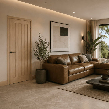 Mendes Oak Tuscany Prefinished Door - JJ Building Materials