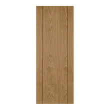 Mendes Oak Vision With Walnut Inlay 4 Light Clear Glazed Fd30 Prefinished Door - JJ Building Materials