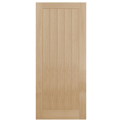 Mendes Oak Wiltshire Prefinished Door - JJ Building Materials