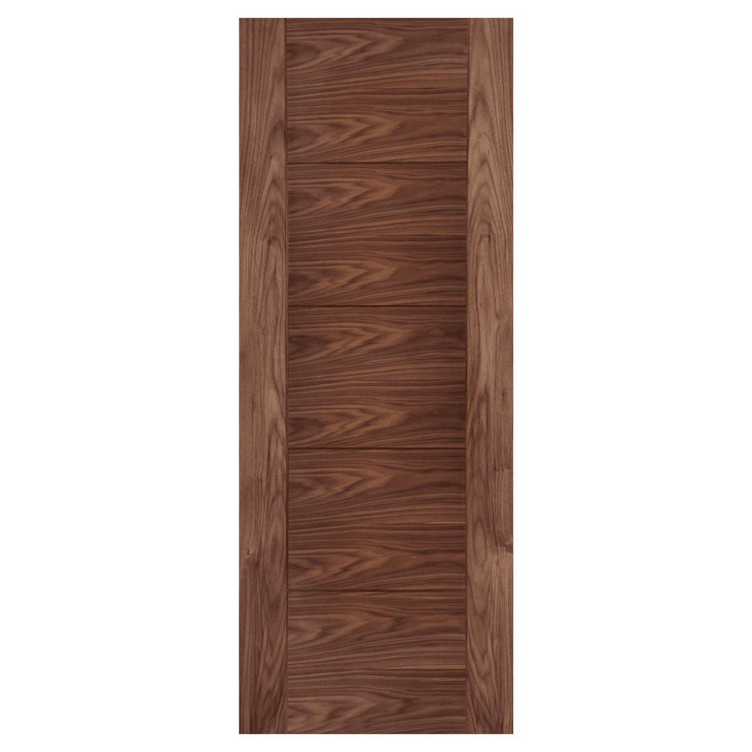 Mendes Walnut Iseo Crown Cut Semi Solid Prefinished Door - JJ Building Materials