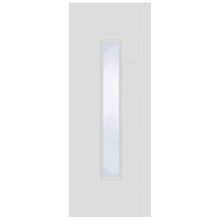 Mendes White Corsica 18G Light Obscure Glazed FD30 Primed Trade Door - JJ Building Materials