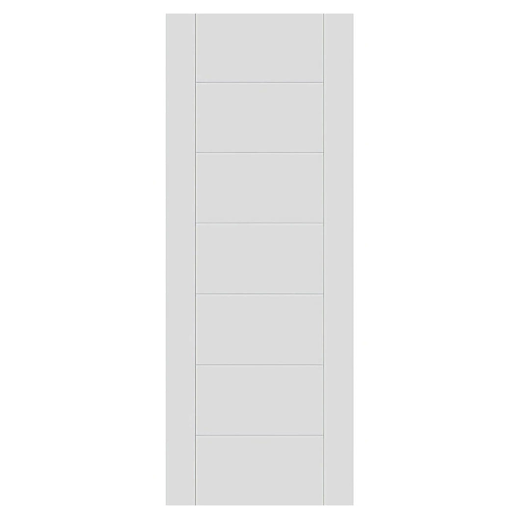 Mendes White Corsica Semi Solid Primed Trade Door - JJ Building Materials