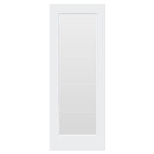 Mendes White Laminate 1 Light Clear Glazed Door - JJ Building Materials
