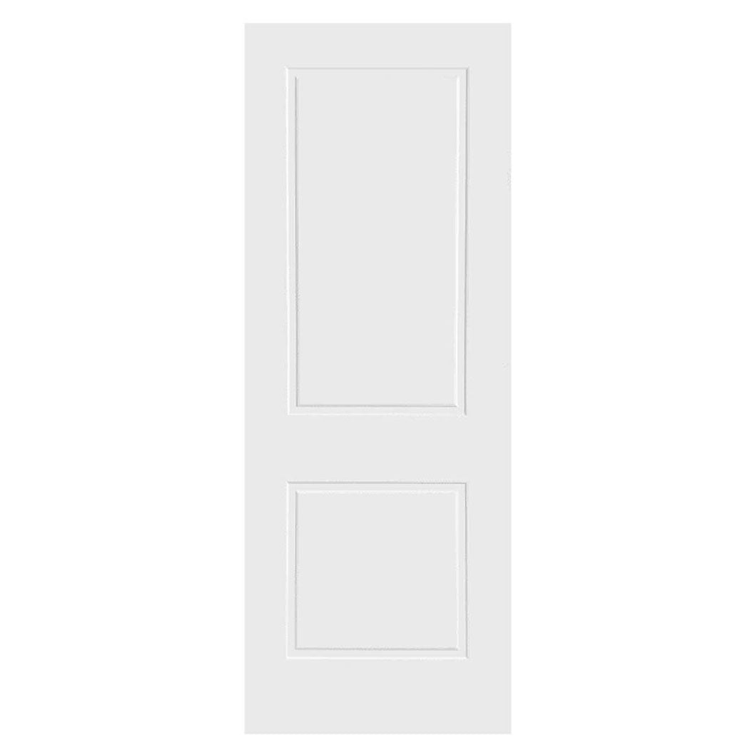 Mendes White Laminate 2 Panel Door - JJ Building Materials