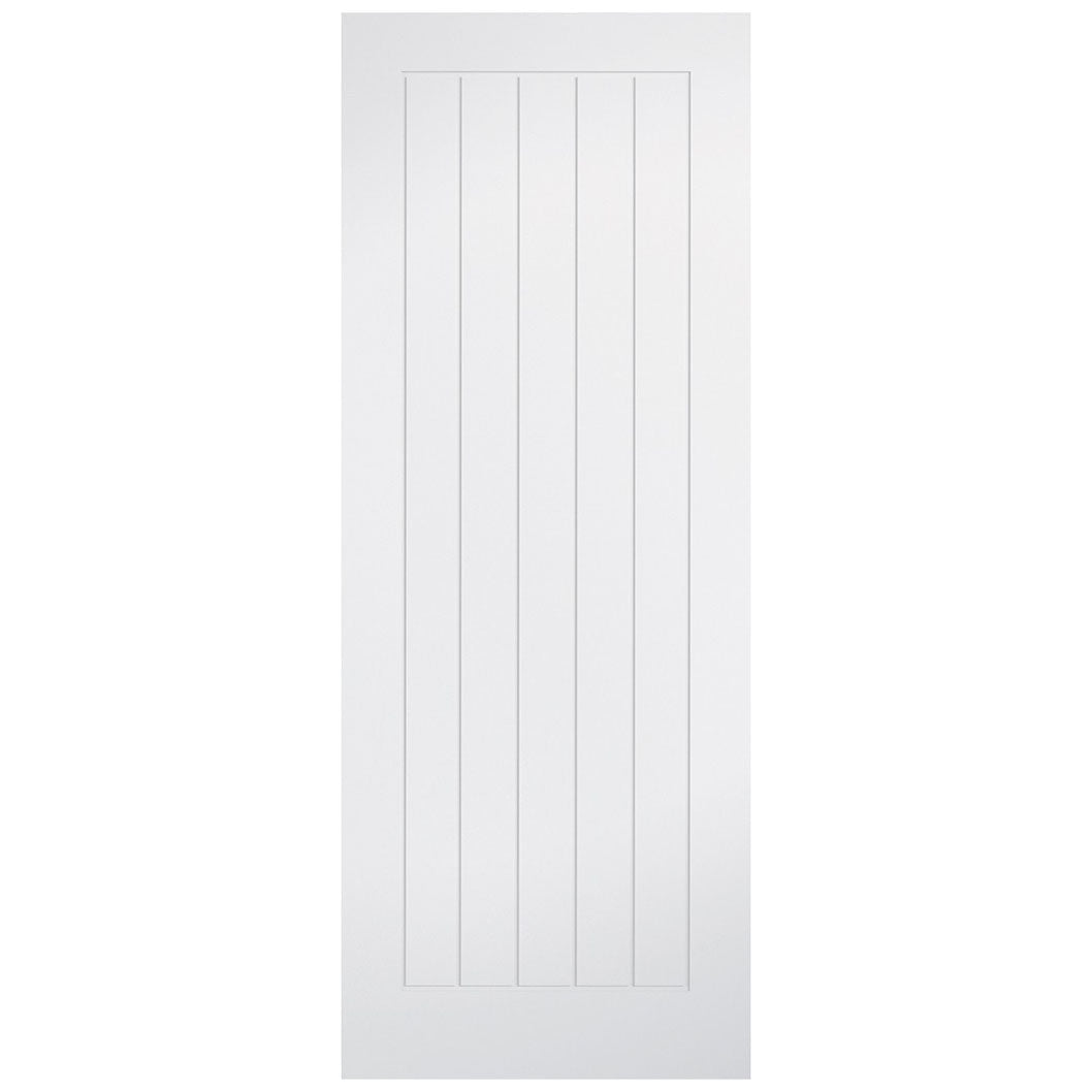 Mendes White Mexicano Semi Solid Door - JJ Building Materials
