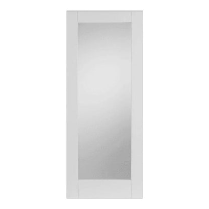 Mendes White Shaker 1 Light Clear Glazed Door - JJ Building Materials