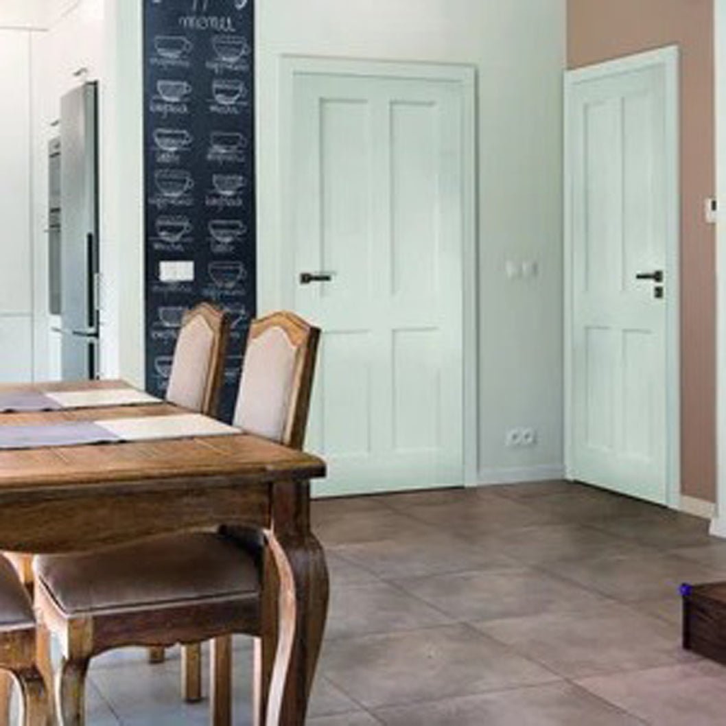 Mendes White Shaker 4 Panel FD30 Door - JJ Building Materials