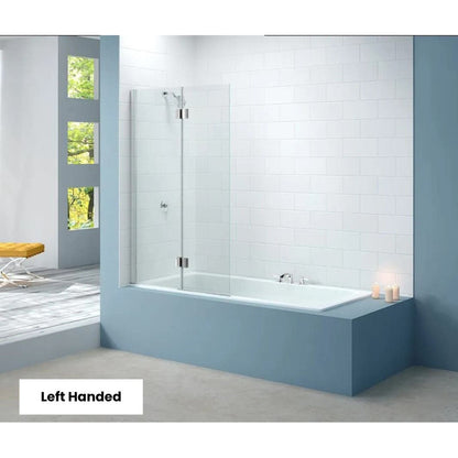 Merlyn 2 Panel Hinged Bathscreen - JJ Building Materials