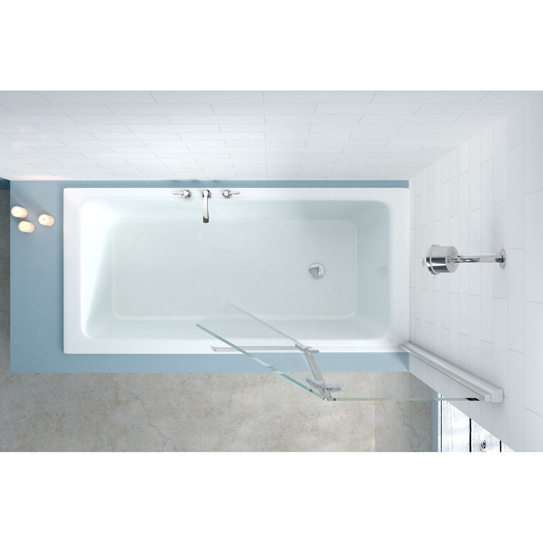 Merlyn 2 Panel Hinged Bathscreen - JJ Building Materials