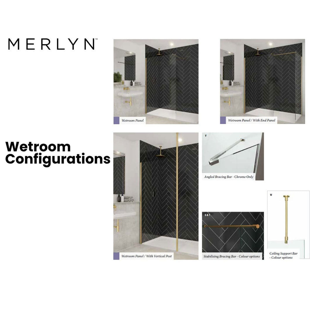 Merlyn 8 mm Wetroom Panel - JJ Building Materials