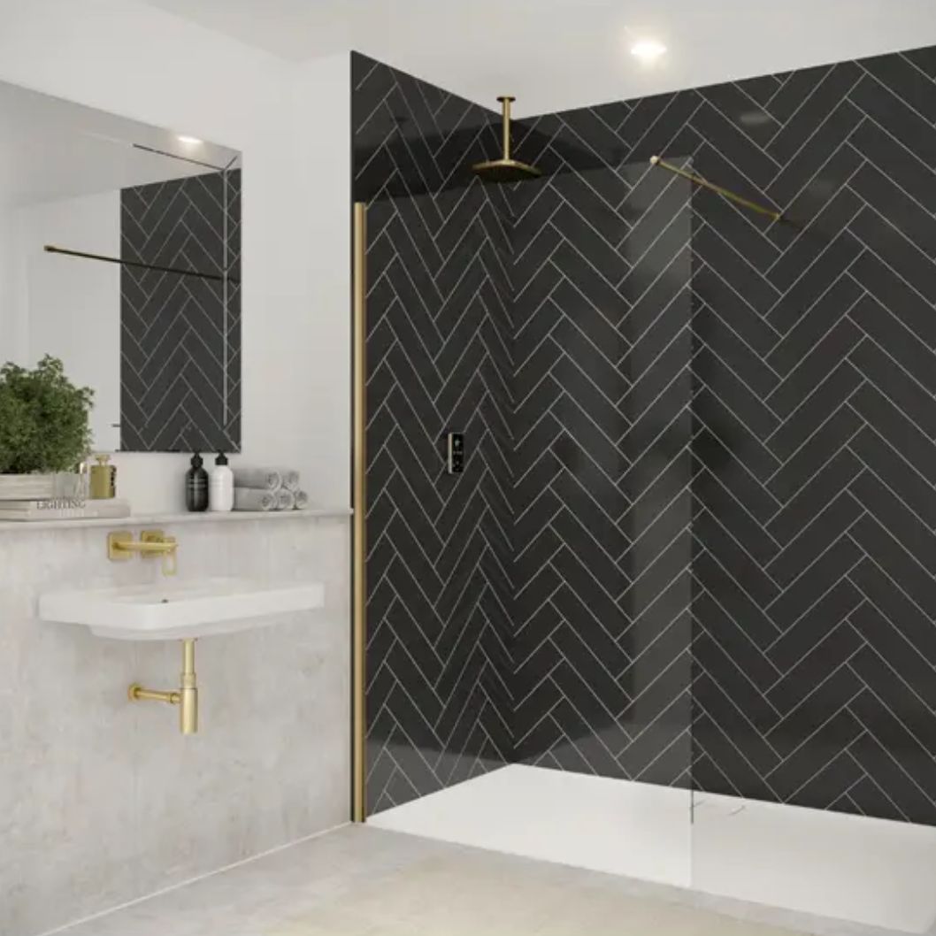 Merlyn 8 mm Wetroom Swivel Panel - JJ Building Materials