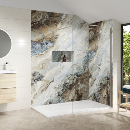 Merlyn 8 mm Wetroom Swivel Panel - JJ Building Materials