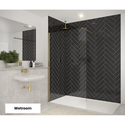Merlyn 8 mm Wetroom Swivel Panel - JJ Building Materials