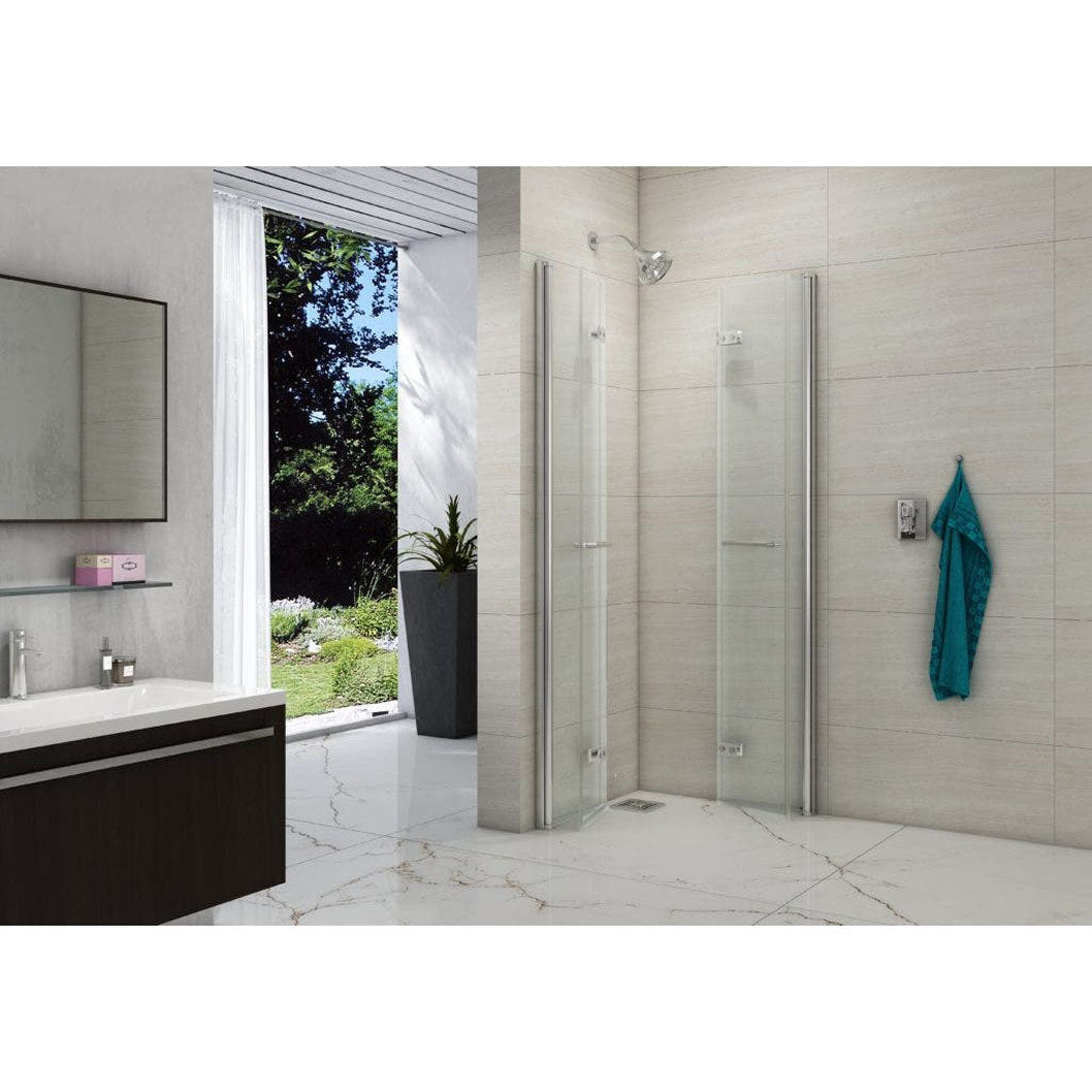 Merlyn 8 Series Double Folding Showerwall - JJ Building Materials