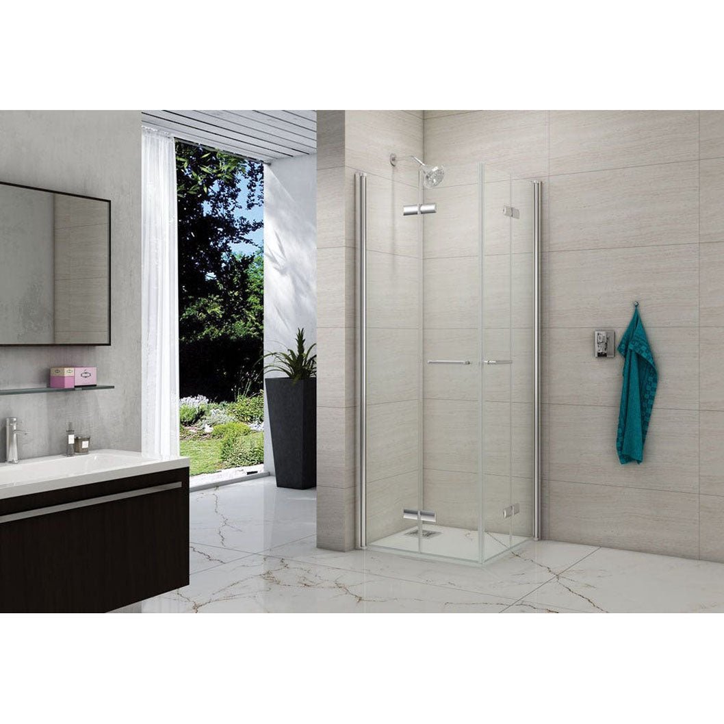Merlyn 8 Series Double Folding Showerwall - JJ Building Materials