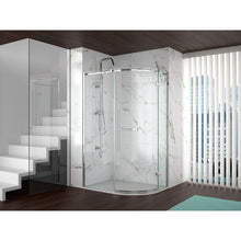 Merlyn 8 Series Frameless 1 Door Offset Quadrant - JJ Building Materials