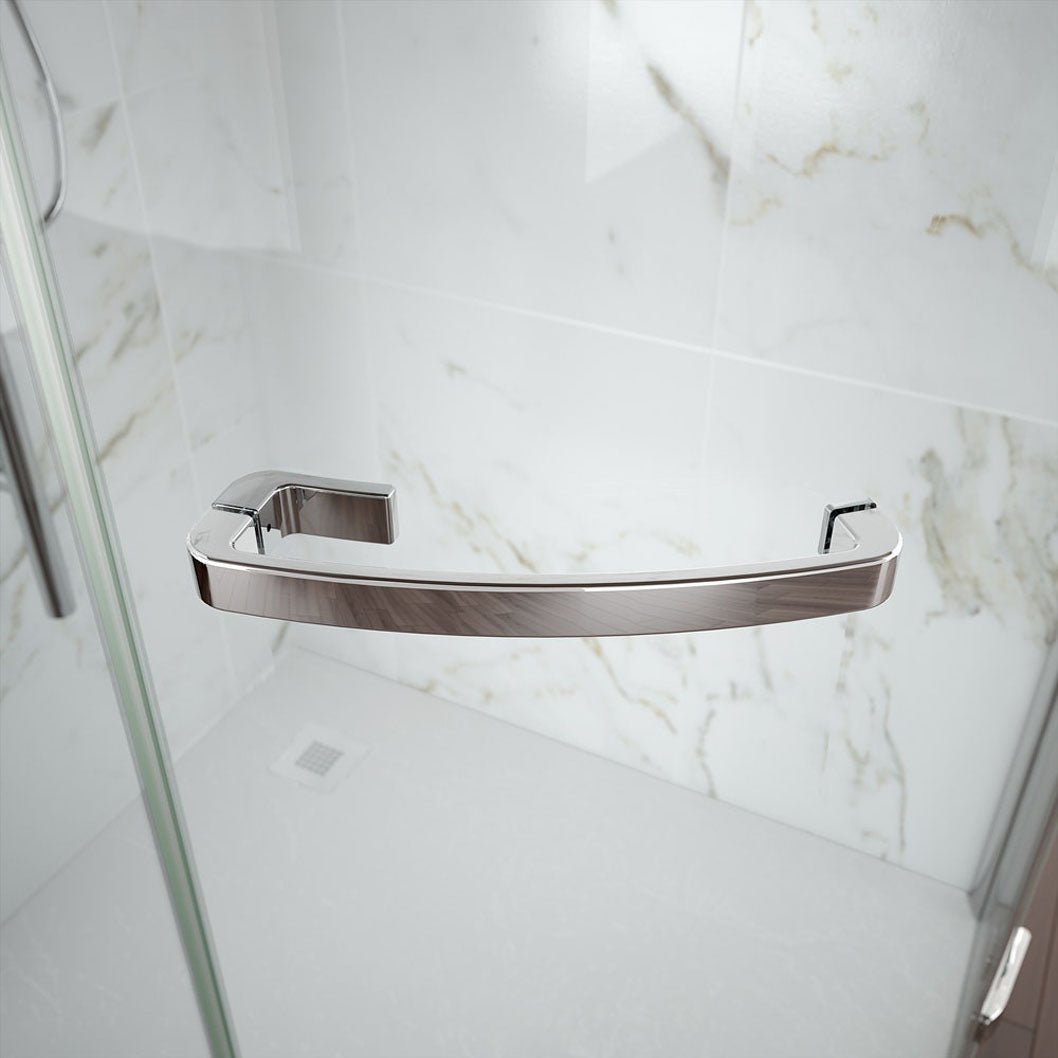 Merlyn 8 Series Frameless 1 Door Offset Quadrant - JJ Building Materials