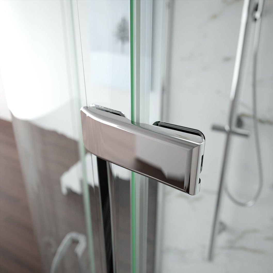 Merlyn 8 Series Frameless 1 Door Quadrant - JJ Building Materials