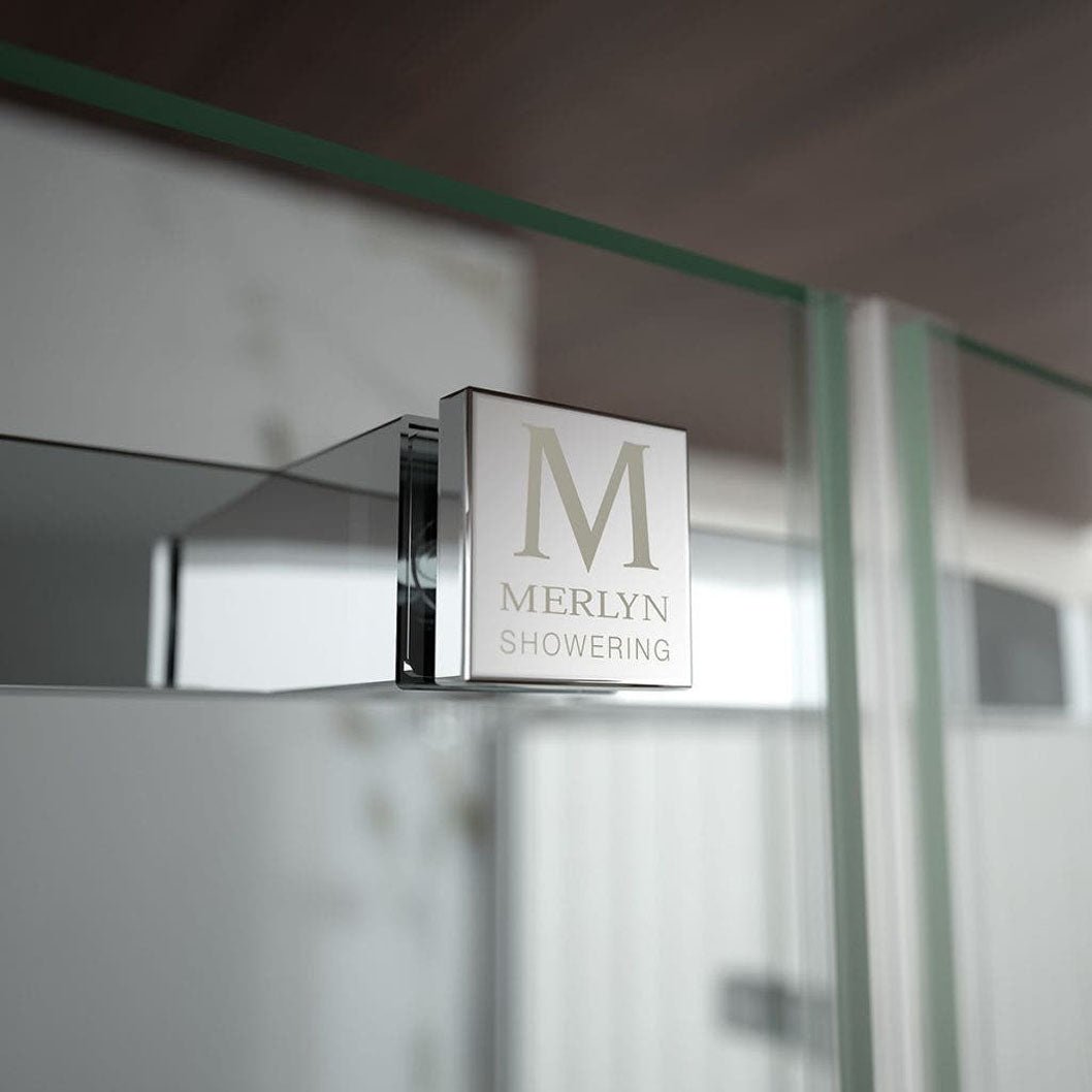 Merlyn 8 Series Frameless Hinge & Inline Shower Door - JJ Building Materials