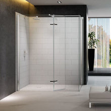 Merlyn 8 Series Walk In With Hinged Swivel Panel - JJ Building Materials