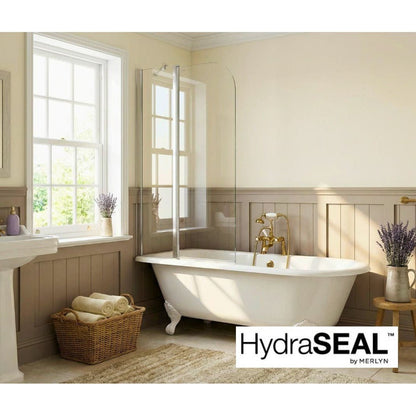 Merlyn Ionic 2 Panel Curved Bathscreen - JJ Building Materials