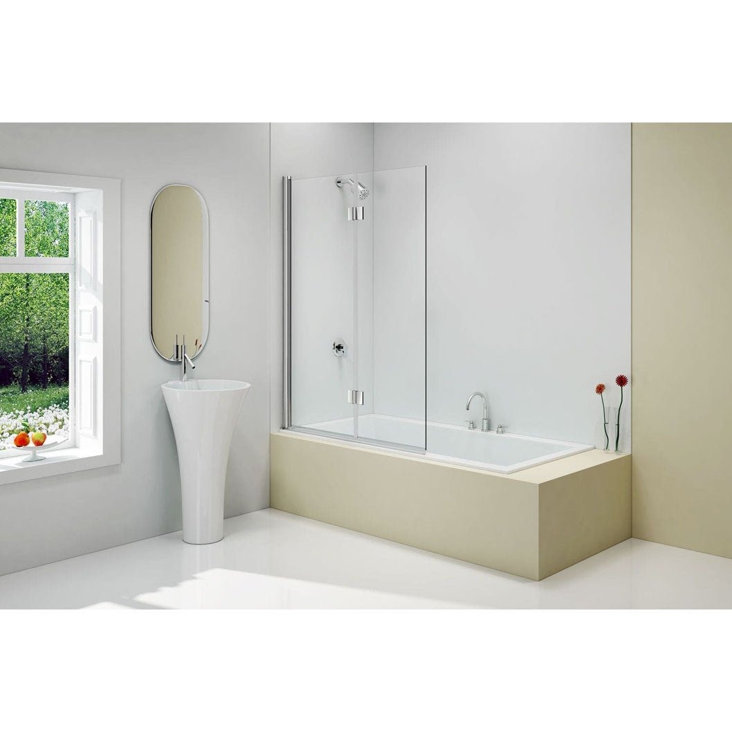 Merlyn Ionic 2 Panel Folding Bathscreen - JJ Building Materials
