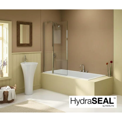 Merlyn Ionic 2 Panel Folding Square Bathscreen - JJ Building Materials