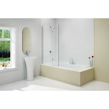 Merlyn Ionic 2 Panel Hinged Bathscreen 850 x 1500 mm - JJ Building Materials