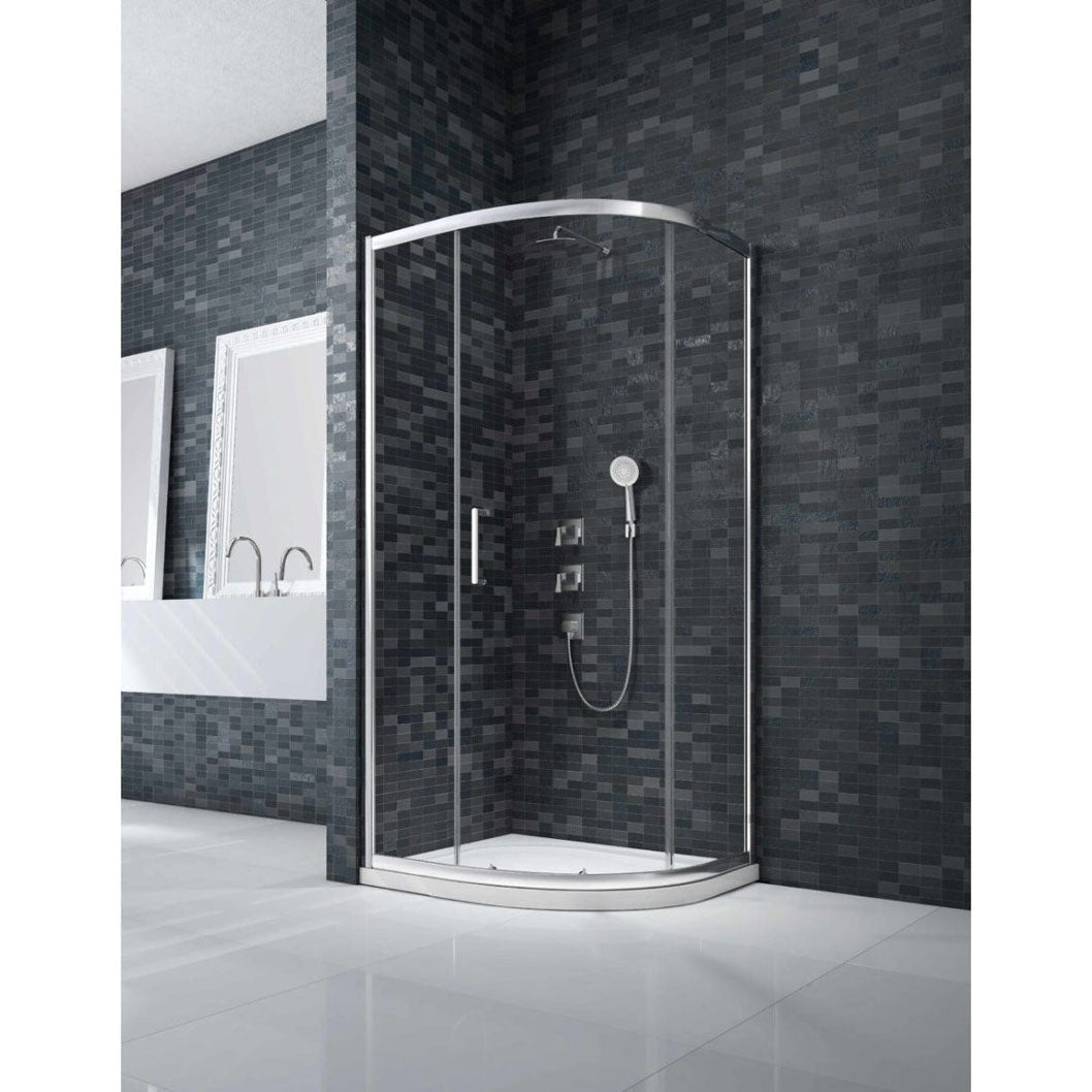 Merlyn Ionic Essence Framed 1 Door Quadrant 900 X 900 mm - JJ Building Materials