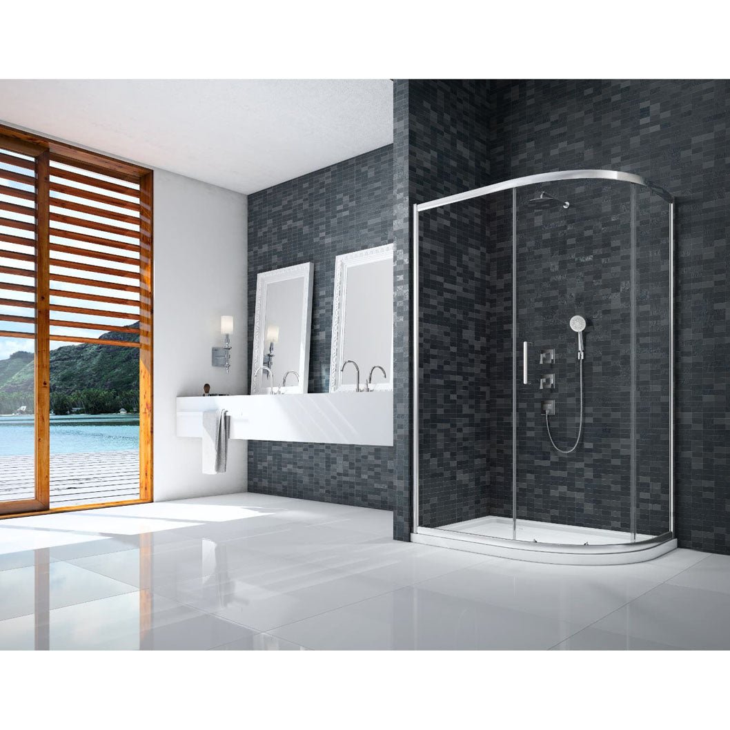 Merlyn Ionic Essence Framed 1 Door Quadrant 900 X 900 mm - JJ Building Materials