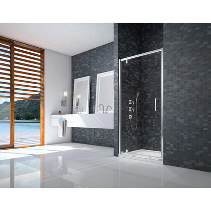 Merlyn Ionic Essence Framed Pivot Door - JJ Building Materials