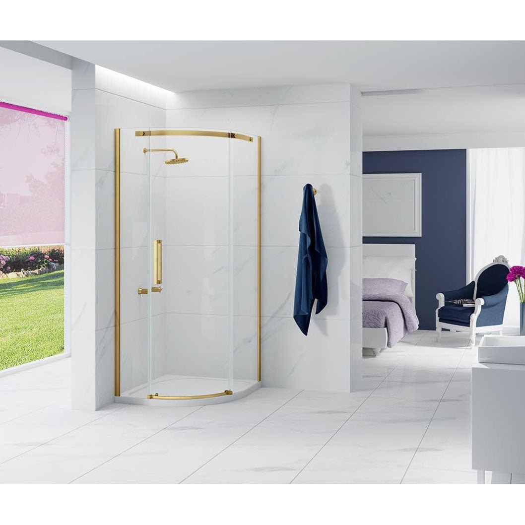 Merlyn Ionic Essence Frameless 1 Door Quadrant - JJ Building Materials