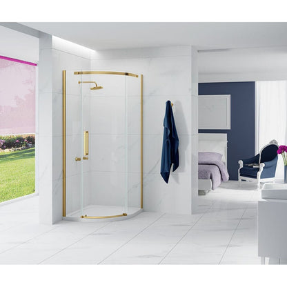 Merlyn Ionic Essence Frameless 1 Door Quadrant - JJ Building Materials