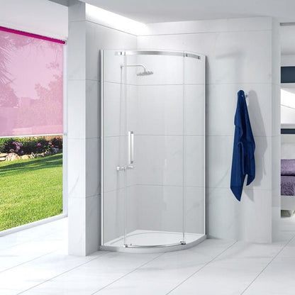 Merlyn Ionic Essence Frameless 1 Door Quadrant - JJ Building Materials