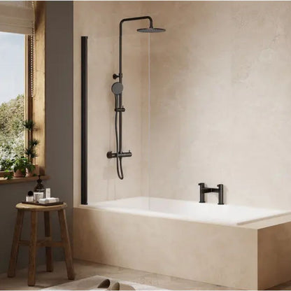 Merlyn Ionic Fixed Single Square Bath Screen - JJ Building Materials