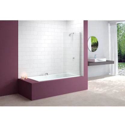 Merlyn Ionic Fixed Single Square Bath Screen - JJ Building Materials
