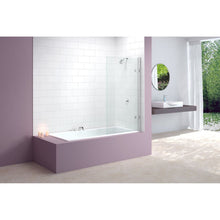 Merlyn Ionic Hinged Square Bathscreen 850 x 1500 mm - JJ Building Materials