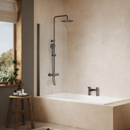 Merlyn Ionic Single Curved Bathscreen - JJ Building Materials