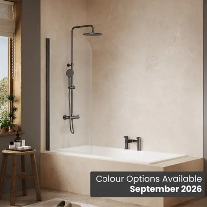 Merlyn Ionic Single Curved Bathscreen - JJ Building Materials