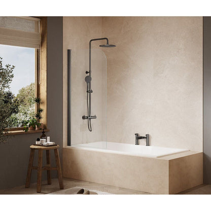 Merlyn Ionic Single Curved Bathscreen - JJ Building Materials
