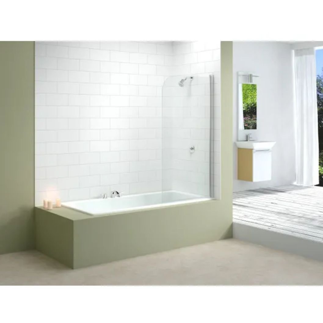 Merlyn Ionic Single Curved Bathscreen - JJ Building Materials