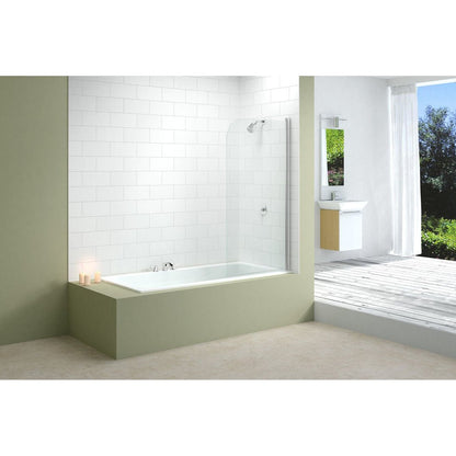 Merlyn Ionic Single Curved Bathscreen - JJ Building Materials